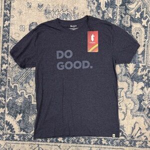 Cotopaxi Men's Charcoal T-Shirt with 'Do Good' Print